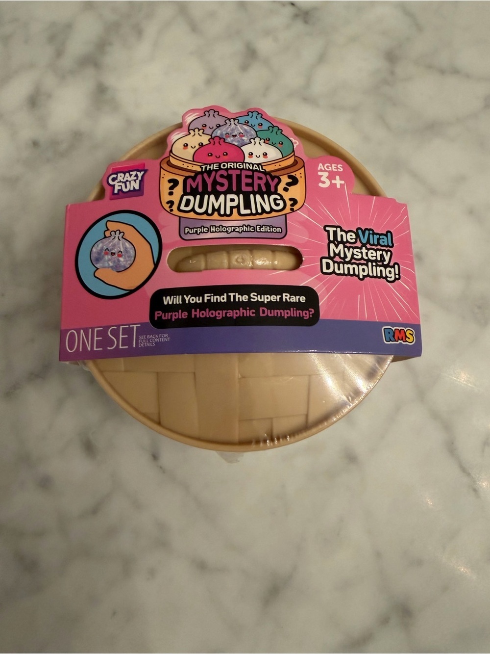 NWT RMS LIMITED EDITION PURPLE HOLOGRAPHIC CRAZY FUN VIRAL DUMPLING